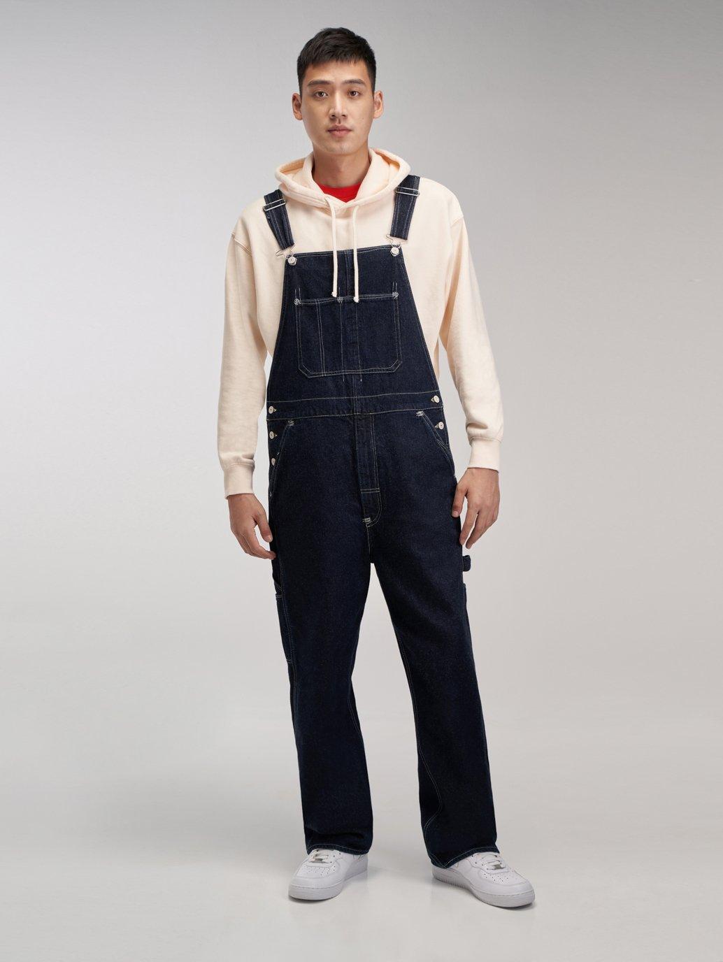 Levi's® Hong Kong red mens overalls A01360000 10 Model Front